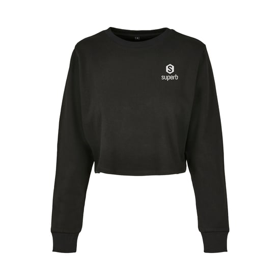LogoHeart BY131 women's long-sleeved cropped sweatshirt