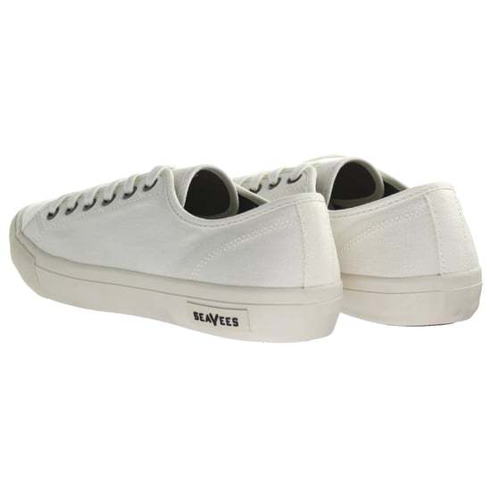 Seavees Monterey Standard Cotton Canvas Off White Mens Trainers
