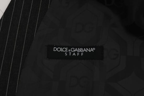 Dolce & Gabbana Grijs wollen stretch vest voor heren - Image 6