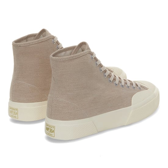 Superga Unisex Volwassenen 2433 Csv Salt Pepper Hoge Tops (Lichtgeel/uit wit) - Image 2