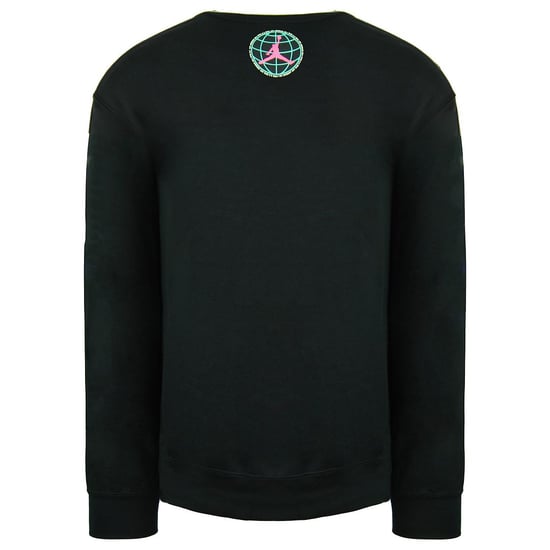 Nike Air Jordan Long Sleeve Crew Neck Black Pullover Mens Sweaters CT3492 010