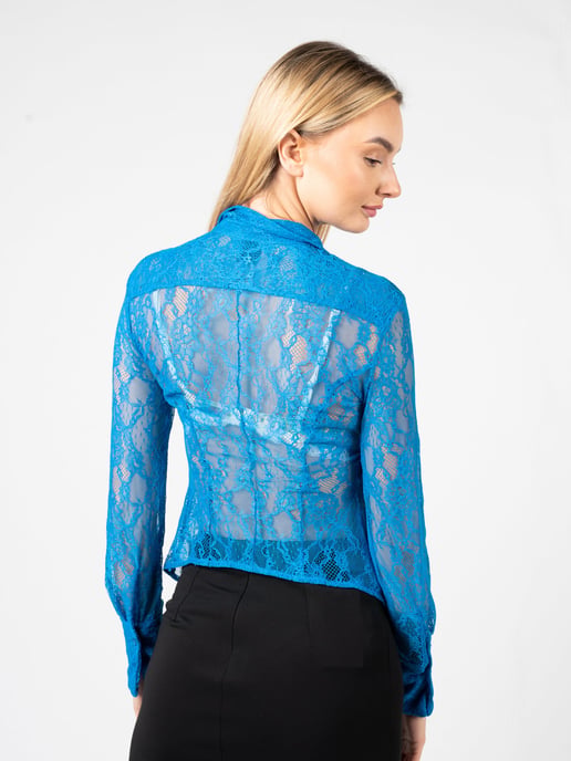 Pinko overhemd Cortese Vrouw blauw - Image 4