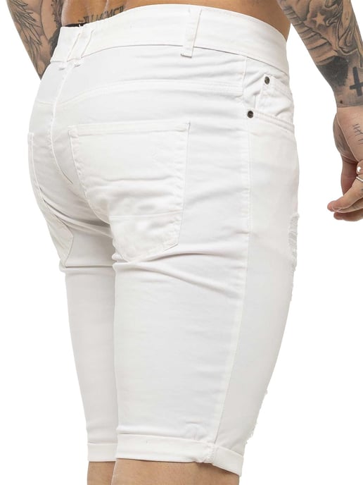 Kruze By Enzo | Mens Skinny Fit Denim Shorts