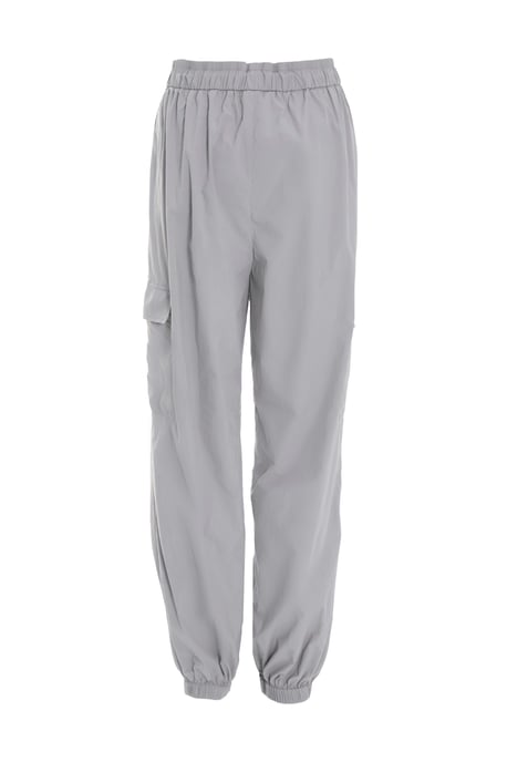 Grey Parachute Cargo Trouser