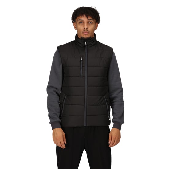 Regatta Thermische bodywarmer Navigate voor heren (Zwart/Seal Grijs) - Image 3