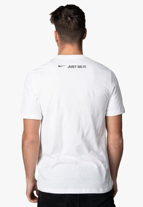Nike Swoosh Air Heren T-shirt in wit - Image 2