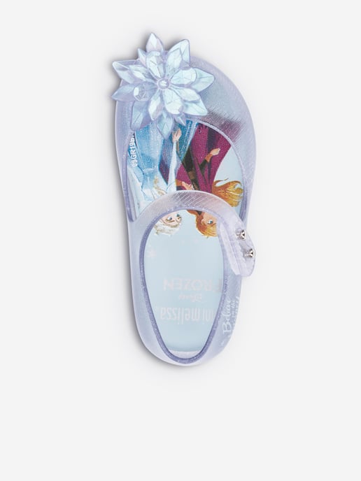 Mini Melissa Girls Ultragirl Frozen Shoes in Blue - Image 3