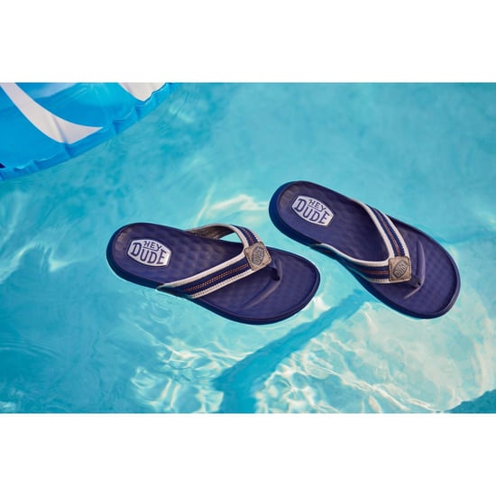 HEYDUDE Myers Flip Sport Mode Polyester Heren Sandalen Navy/Navy - Image 6