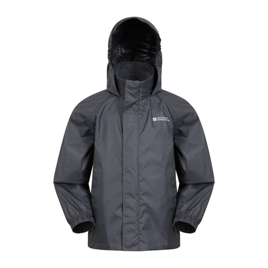 Mountain Warehouse Pakka II Waterdichte Jas voor Kinderen/Kinderen (Grijs) - Image 1
