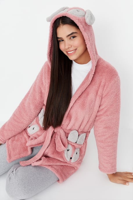 Trendyol Vrouwen Off-shoulder V-hals Kort Kamerjassen - Image 2