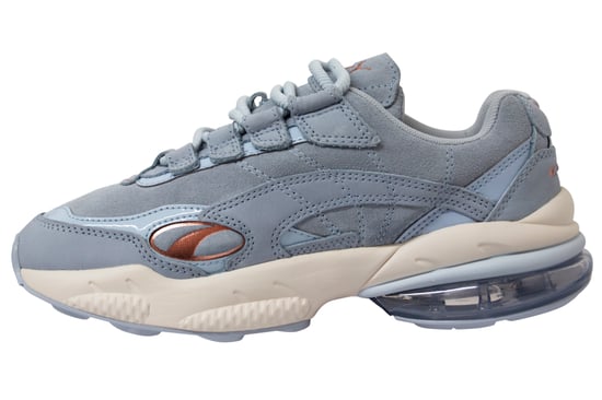 Puma Cell Venom Patent Blue Low Lace Up Womens Trainers 369654 04
