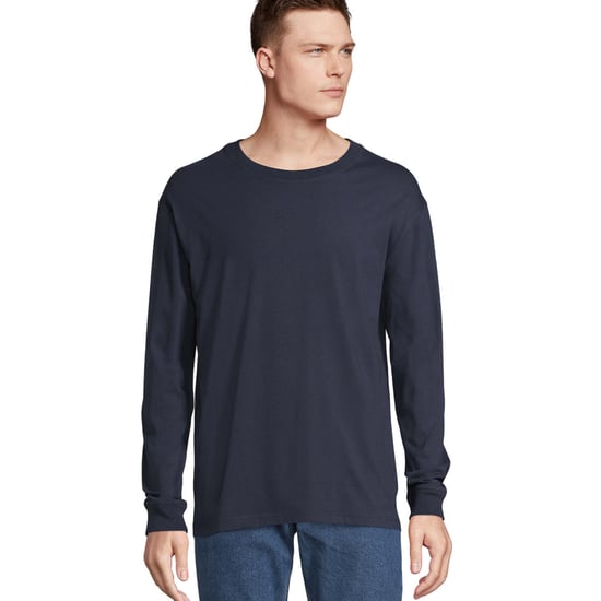 SOLS Unisex volwassen Pioneer T-shirt met lange mouwen (Franse marine) - Image 1