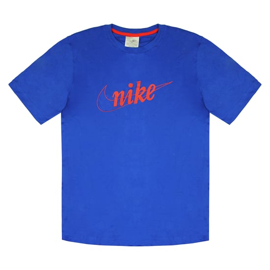 Nike Logo Short Sleeve Crew Neck Blue Mens T-Shirt 692359 401