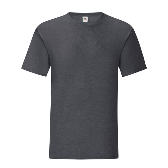 Fruit of the Loom Heren Iconic 150 Heather T-Shirt (Donkere Heide Grijs) - Image 1