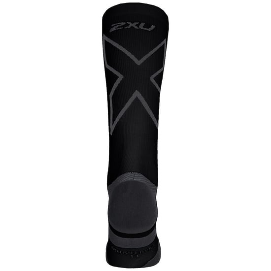 2XU Light Cushion Full Herensokken Zwart/Titanium - Image 2