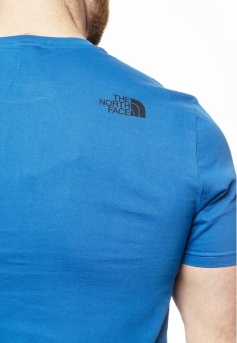 The North Face Heren SS Simple Dome T Shirt Bomber Blue - Image 4