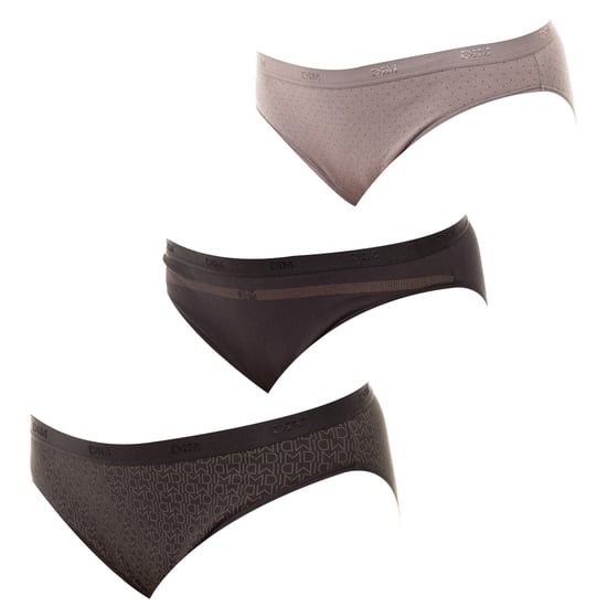 Pack-3 Panties Slips Coton Strech D4C17 woman