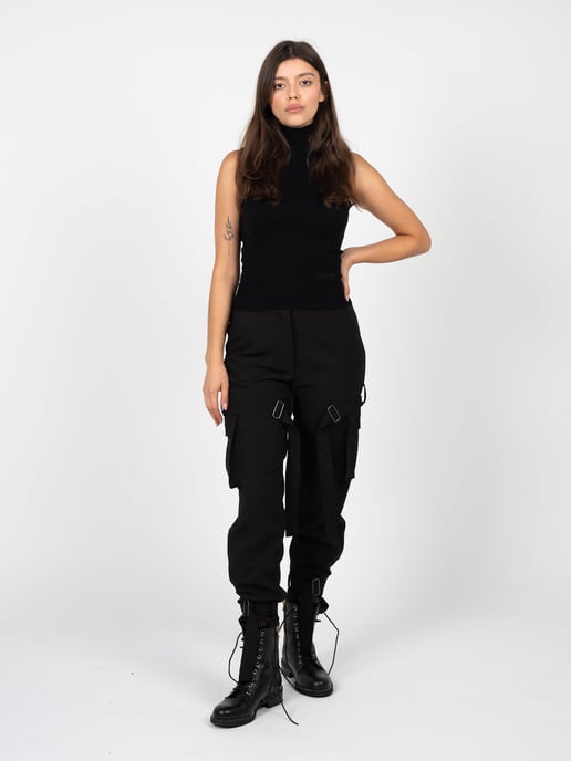 La Haine Inside Us Trousers Cargo Woman's Black