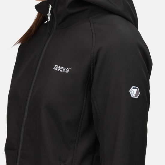 Regatta Womens/Ladies Ared III Soft Shell Jacket (Black)