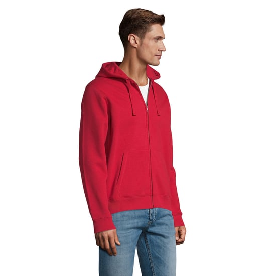 SOLS Heren Spike Full Zip Hoodie (Rood) - Image 3