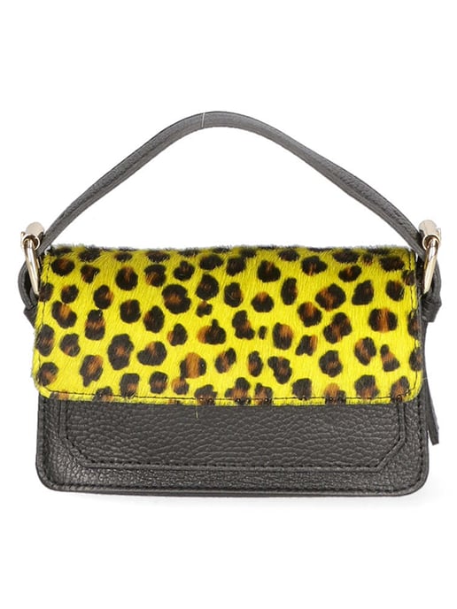 Gave Lux Clutch bag women CHEETAH YELLOW