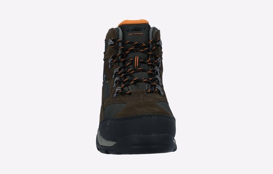 Hi-Tec Storm Wide Heren Wandelschoenen Van Donkerbruin/Donker Taupe Suède - Image 4