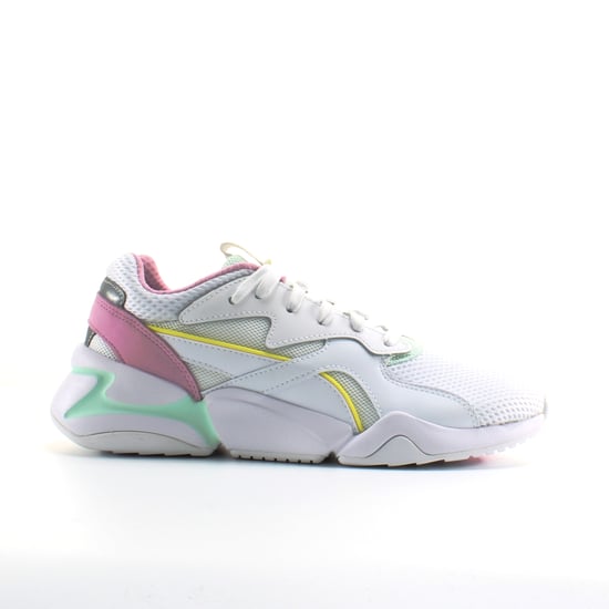 Puma Nova Mesh White Synthetic Womens Lace Up Trainers 369655 03