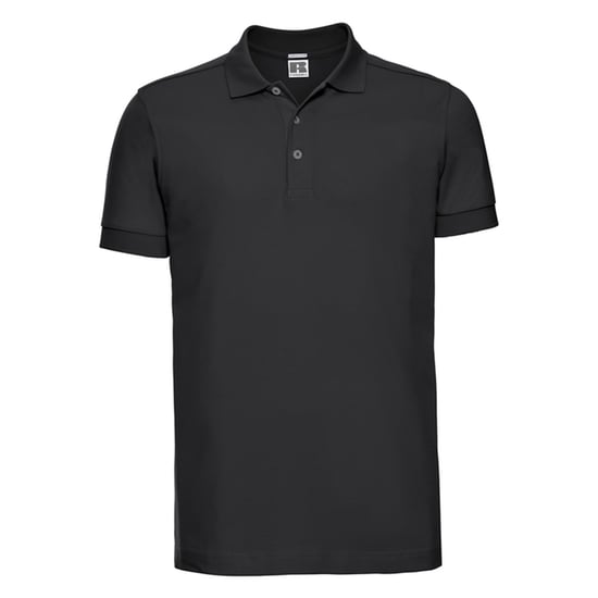 Russell Heren Stretch Poloshirt (Zwart) - Image 1