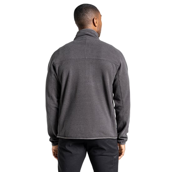 Craghoppers Heren Gebreide Half Rits Fleece (Koolstofgrijs gemêleerd) - Image 2