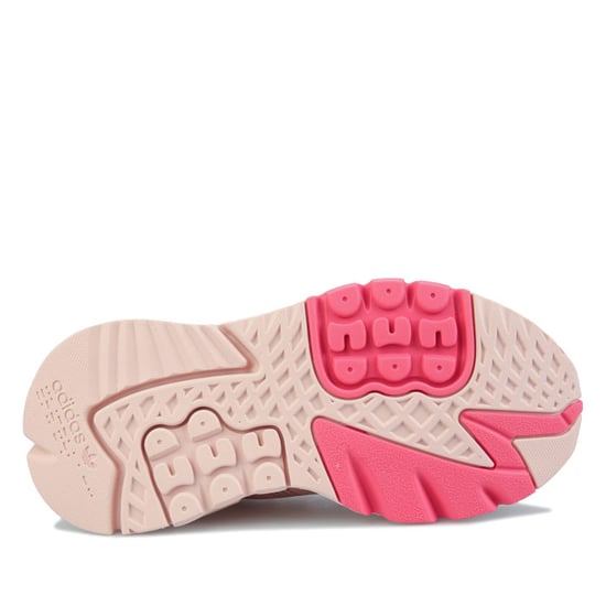 Girl's adidas Originals Junior Nite Jogger Trainers in Pink