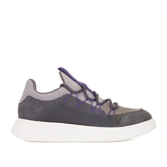 Men's Boss Bulton Running Trainers in Grey - Image 1
