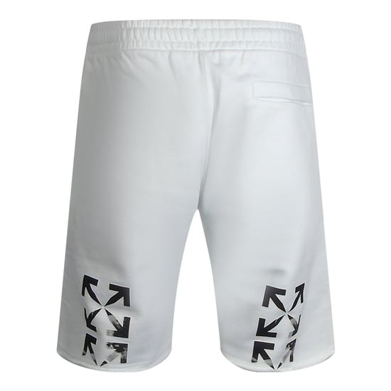 Off-White Caravaggio Arrow White Sweat Shorts