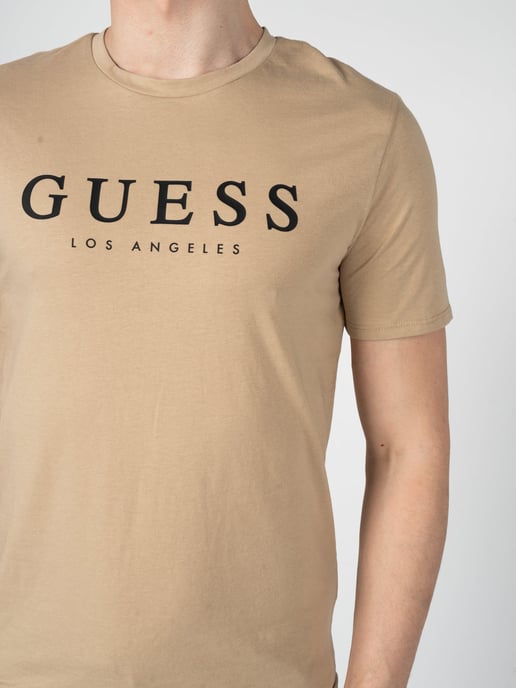 Guess T-Shirt Leo Mannen beige - Image 3