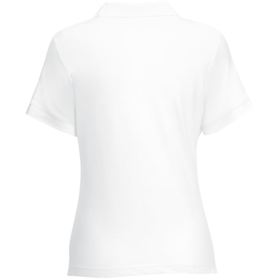 Fruit Of The Loom Vrouwen Dames-Fit 65/35 Poloshirt Korte Mouwen (Wit) - Image 2