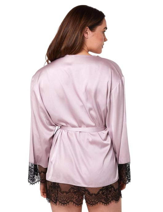 Wolf & Whistle Alaia Mink Caged Kimono - Image 2