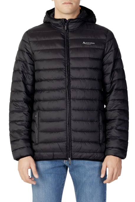 Aquascutum London Logo Black Active Hoodie Jacket