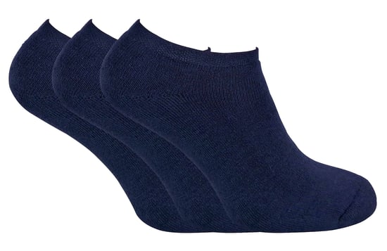 Set van 3 laag uitgesneden thermo sneakersokken voor heren - Marine - Image 1