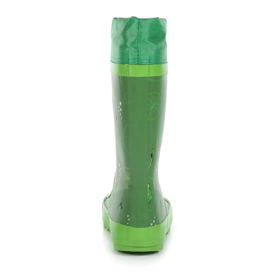 Regatta Childrens/Kids Mudplay Jnr Frog Square Wellington Boots (Frog Green)