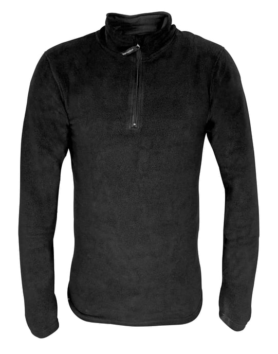 Heat Holders - Microfleece-bovenkant met lange mouwen voor heren - Zwart - Image 1