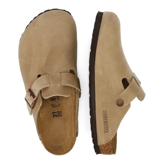Birkenstock Boston Waxy Tabak Bruin Klompen - Image 6