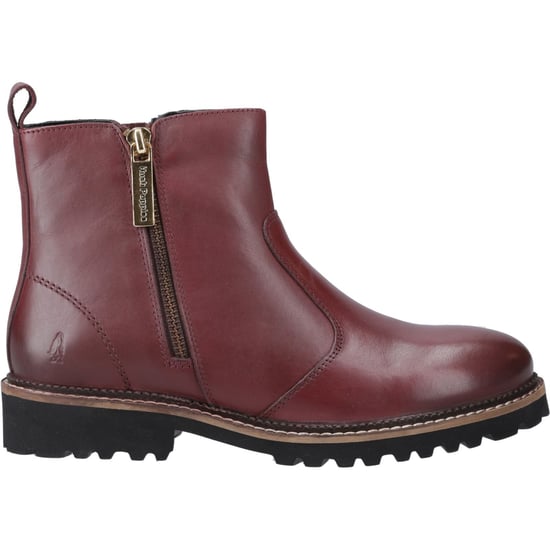 Hush Puppies Grace Suède Vrouwen Ritssluiting Laarzen Bourgondië - Image 5