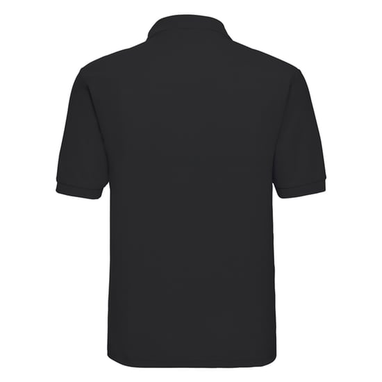 Russell Heren Klassiek Polycotton Poloshirt (Zwart) - Image 2