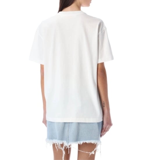 Off-White 70s Type Logo Casual Tee White T-Shirt