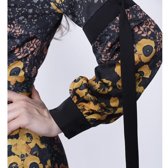 Bloemenprint wrap midi -jurk - Image 6