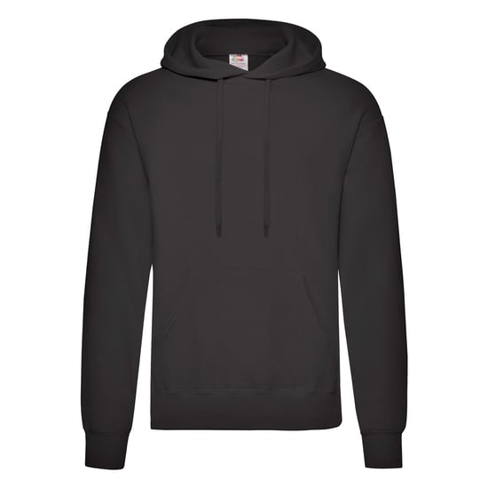 Fruit of the Loom Volwassenen Unisex klassiek sweatshirt met capuchon (Zwart) - Image 1