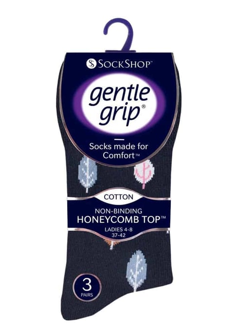 6 paar sokken zonder elastiek damessokken met zachte grip - GG168 - Image 2
