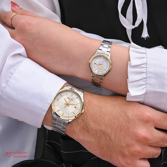 Seiko Heren Zilveren Horloge SGEH92P1 - Image 4