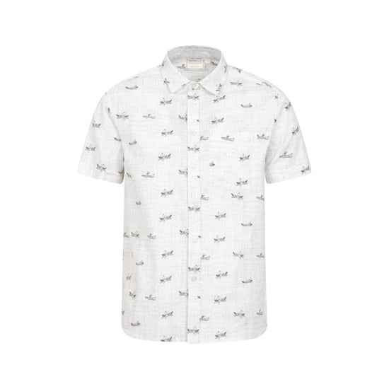 Mountain Warehouse Heren Preston Illustratie Shirt (Wit) - Image 1