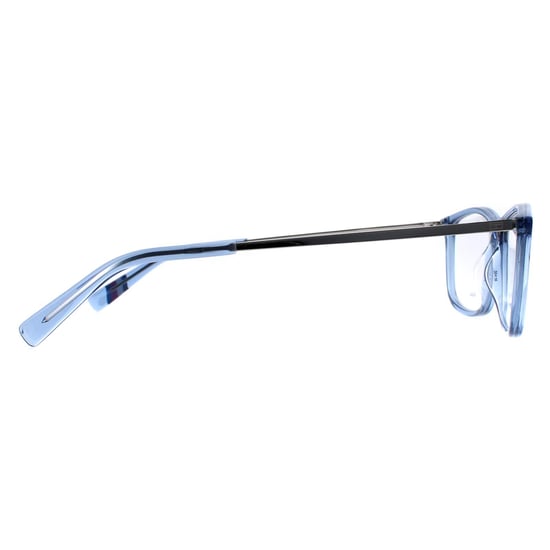 Tommy Hilfiger Rectangle Unisex Transparent Blue Glasses
