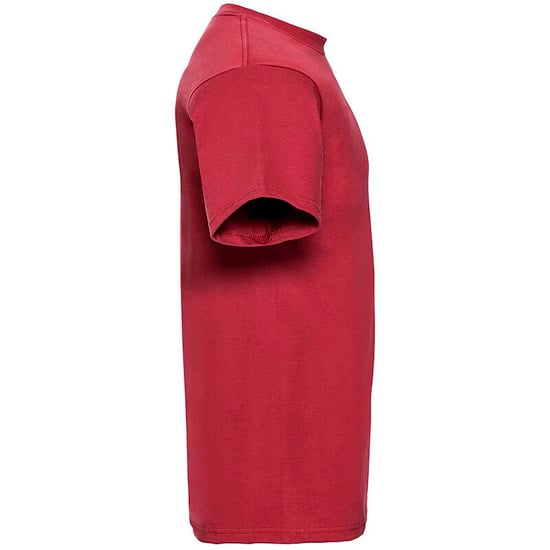 Russell Europa Heren Klassiek Zwaargewicht Ringspun Korte Mouwen T-Shirt (Klassiek rood) - Image 3